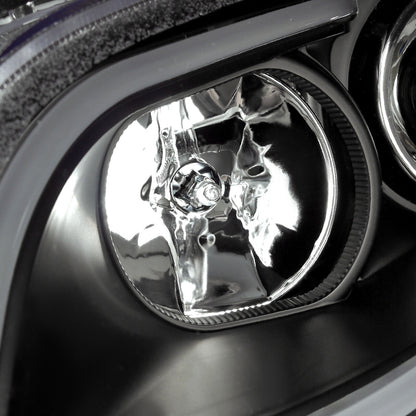 2008 - 09 Pontiac G8 LED Bar Projector Headlights (Matte Black Housing/Clear Lens)