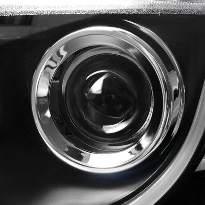 2008 - 09 Pontiac G8 LED Bar Projector Headlights (Matte Black Housing/Clear Lens)