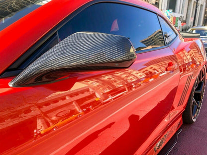 2010-2015 5th Gen Camaro Carbon Fiber Mirror Covers | Next-Gen Carbon