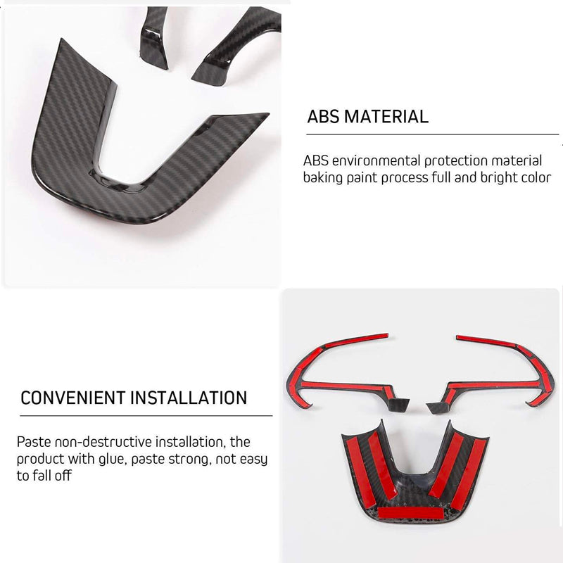 2015 - 24 Challenger/Charger Colored Steering Wheel Cover Kit
