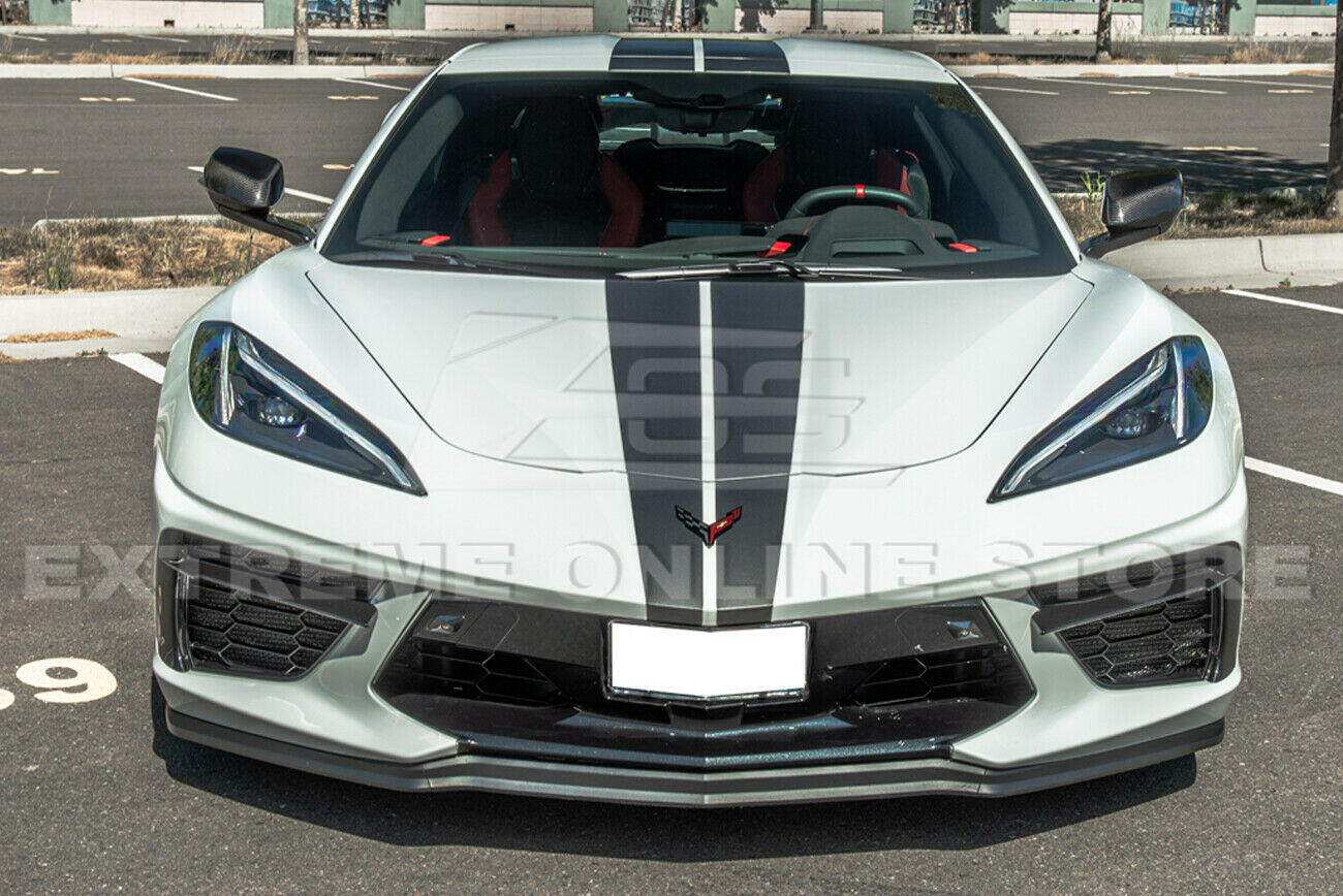 C8 Corvette Carbon Fiber Mirror Cover Caps