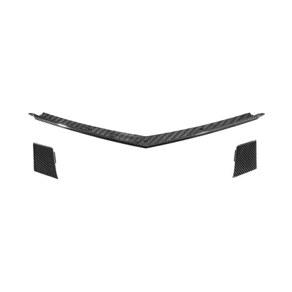 Corvette C8 Carbon Fiber Front Grille Tow Cover Kit image 1