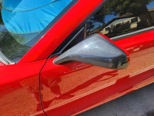 2010 - 15 Camaro Real Carbon Fiber Mirror Covers | Next-Gen Carbon image 0