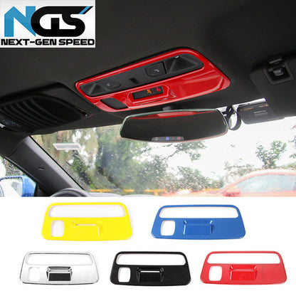2016 - 18 Camaro Upper Roof Reading Light Panel Cover | Carbon Fiber / Colored image 0