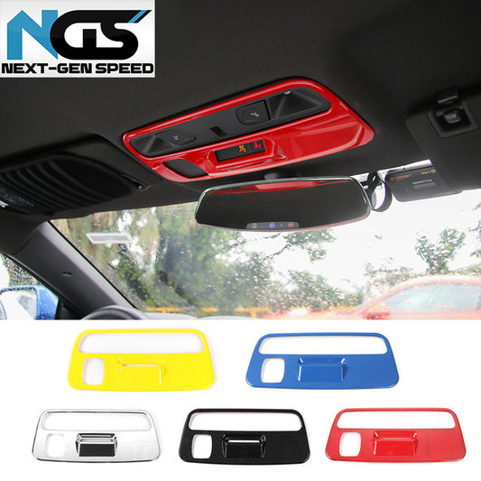 2016 - 18 Camaro Upper Roof Reading Light Panel Cover | Carbon Fiber / Colored image 0