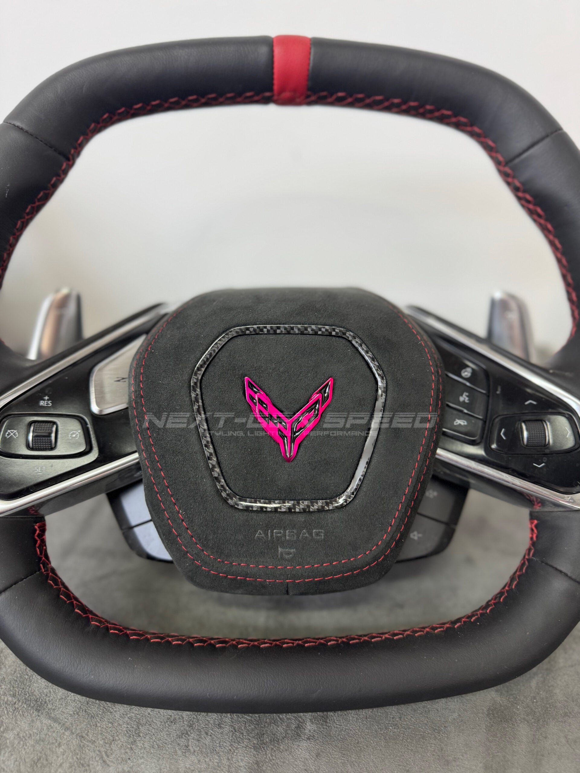C8 Corvette RGB LED Custom Airbag Cover (Customizable) image 4
