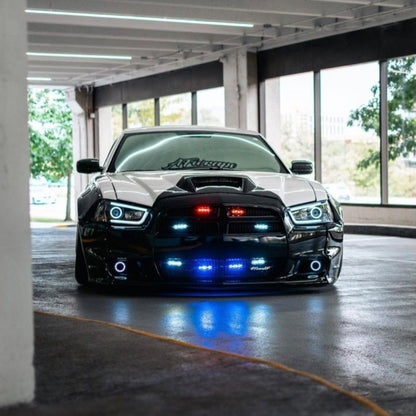 2011 - 14 Charger Spyder Flow Series Pre-Built Headlights image 2