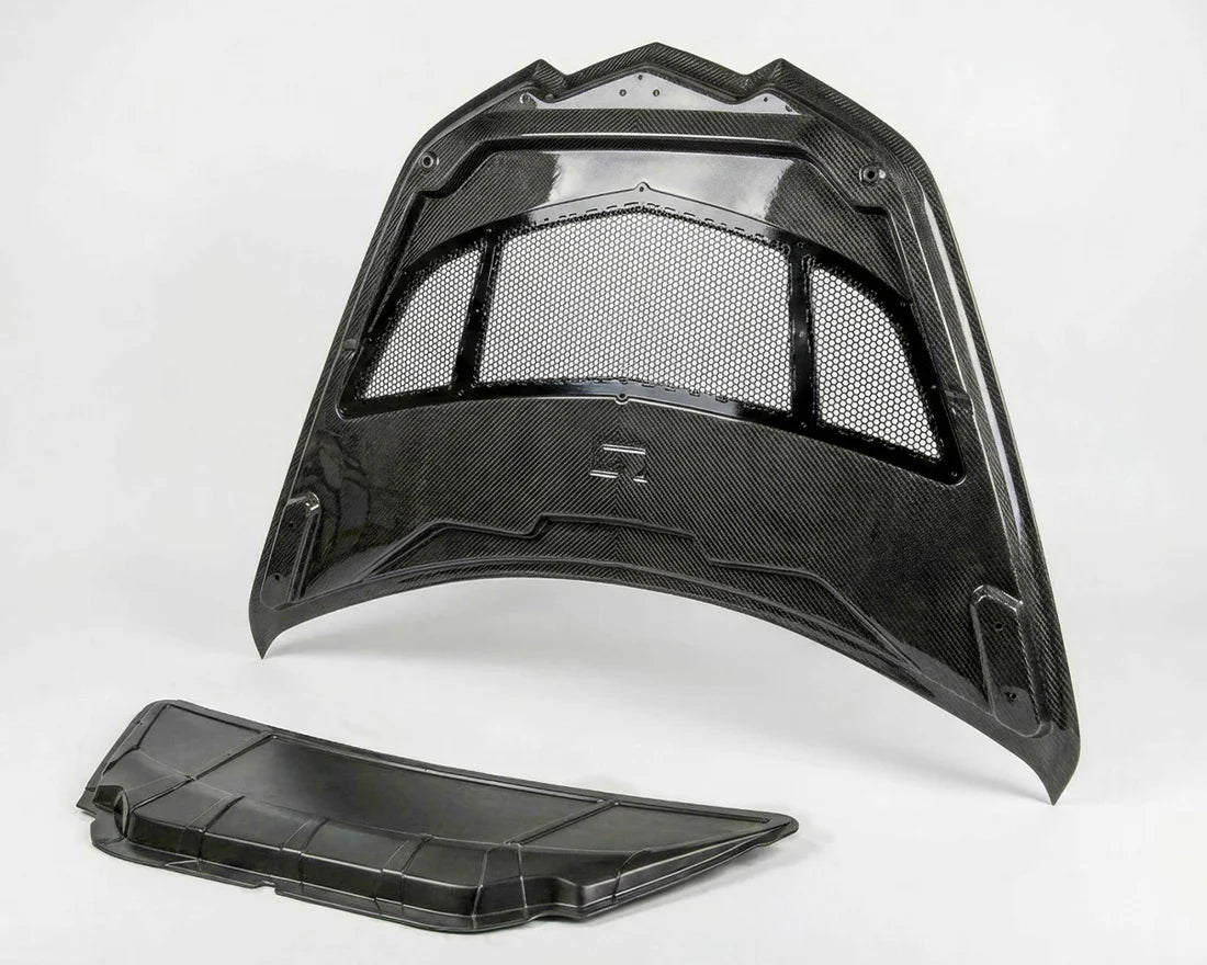 C8 Corvette ZR1 Style Functional Hood | Carbon Fiber image 1