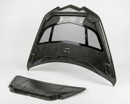 C8 Corvette ZR1 Style Functional Hood | Carbon Fiber image 1