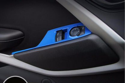 2016 - 24 Camaro Window Switch Panels Covers | Carbon Fiber / Colored image 10