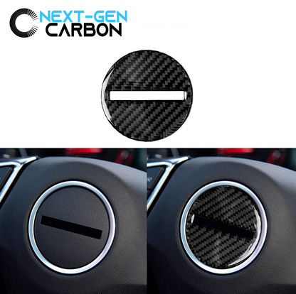 2016 - 24 Camaro Carbon Fiber Center Steering Wheel Cover | Next-Gen Carbon