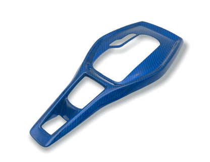 2016 - 24 Camaro Carbon Fiber Gear Shifter Console Trim Cover (Black/Red/Blue)