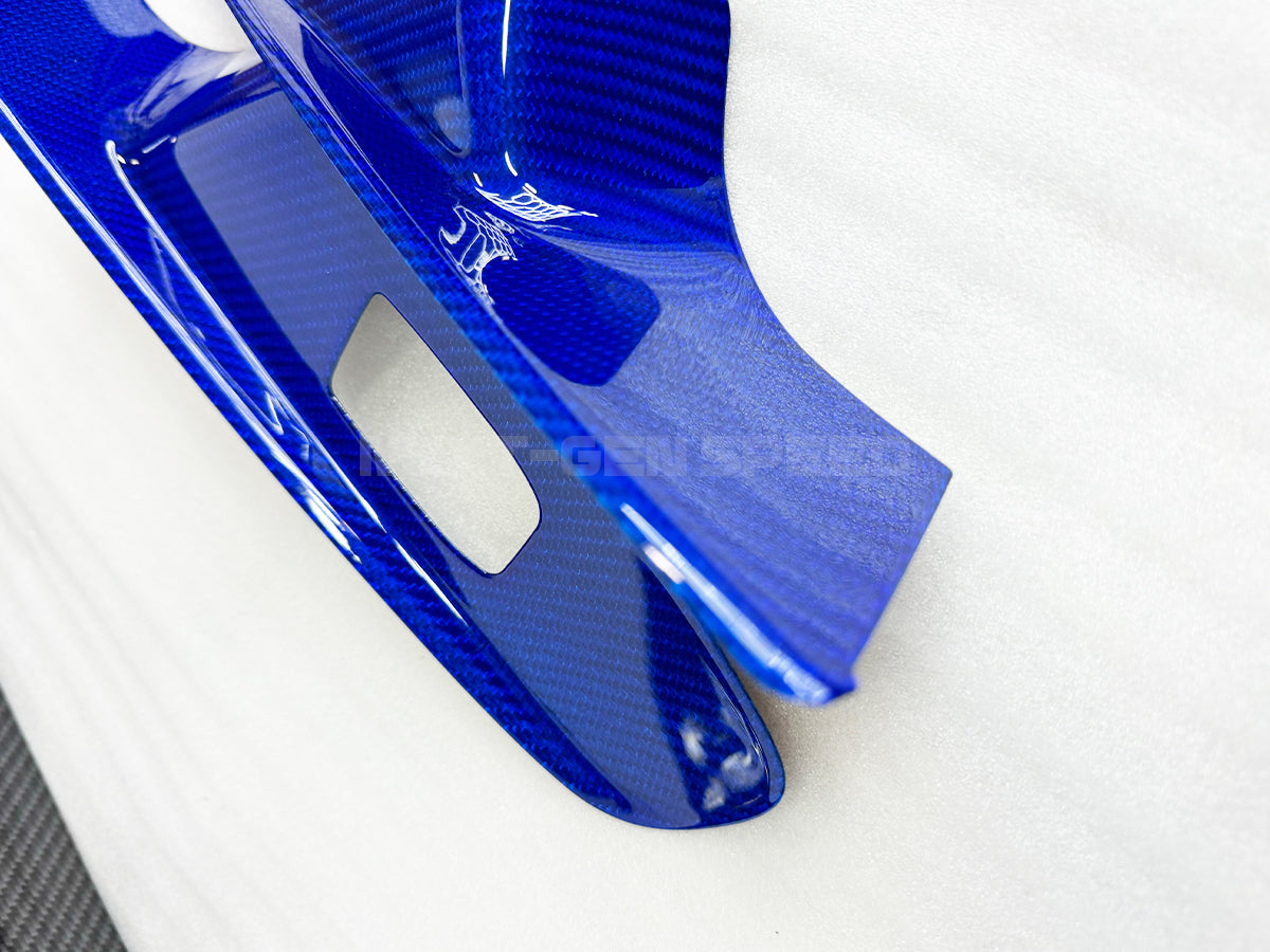 C8 Corvette Carbon Fiber Window Switch Panel Covers (Coupe/Convertible) | Black / Red / Blue Carbon