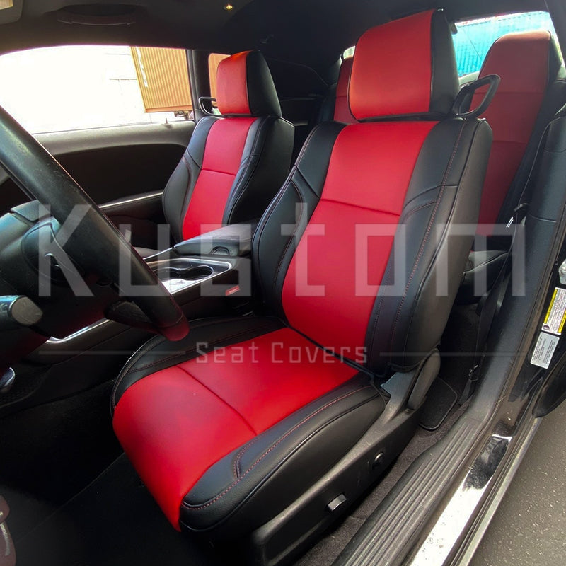 2015 - 23 Dodge Charger Colored Leather Seat Covers