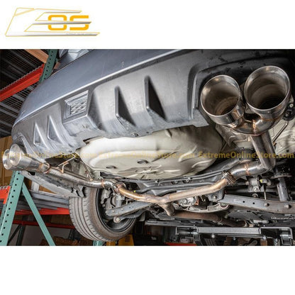 2015 - 21 WRX / STI Muffler Delete Axel Back 4" Quad Tip Exhaust