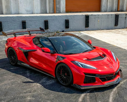 C8 Corvette ZR1 Style Functional Hood | Carbon Fiber image 9