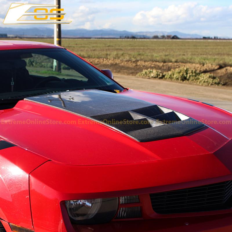 2010 - 15 Camaro Carbon Fiber Replacement Hood Insert