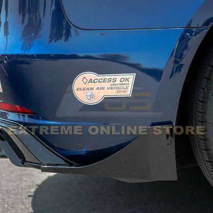 2017 - 24 Tesla Model 3 Gloss Black Rear Bumper Diffuser