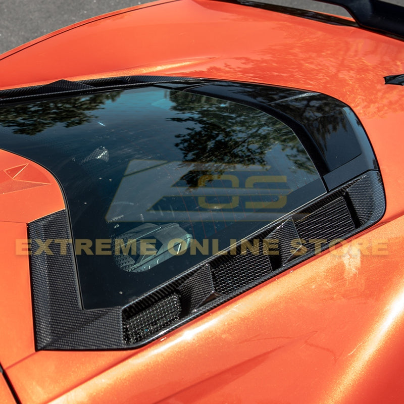 C8 Corvette Coupe Carbon Fiber Rear Hatch Vents