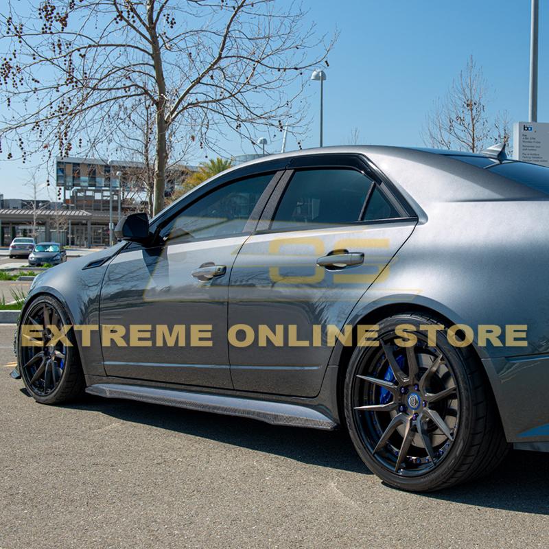 2009 - 15 CTS-V Sedan / Wagon Carbon Fiber Side Skirts