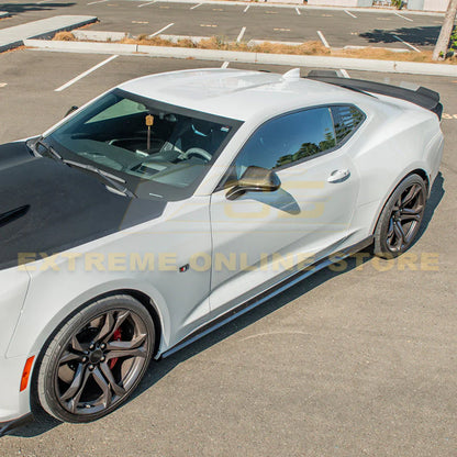 2016 - 24 Camaro 1LE Refresh Style Side Skirts (Unpainted / Gloss Black)