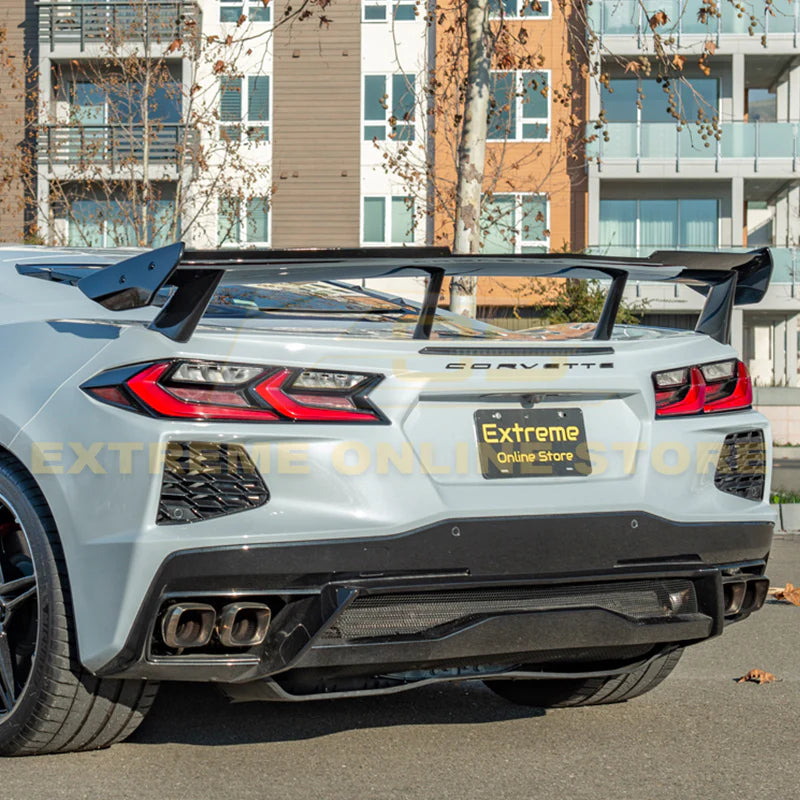 C8 Corvette Stingray Extended High Wing Spoiler Wing