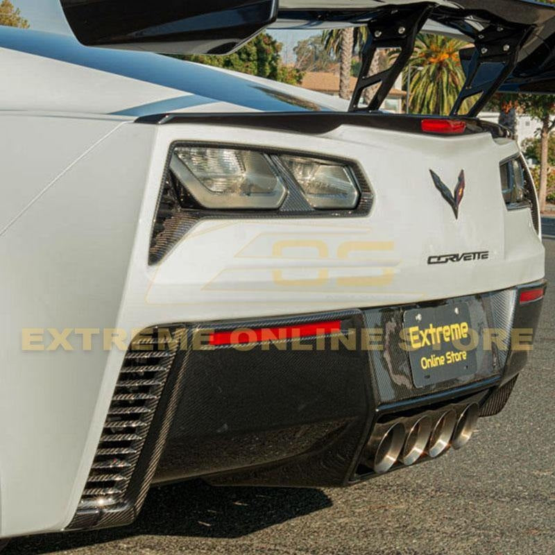 2014 - 19 C7 Corvette Carbon Fiber Rear Bumper Diffuser