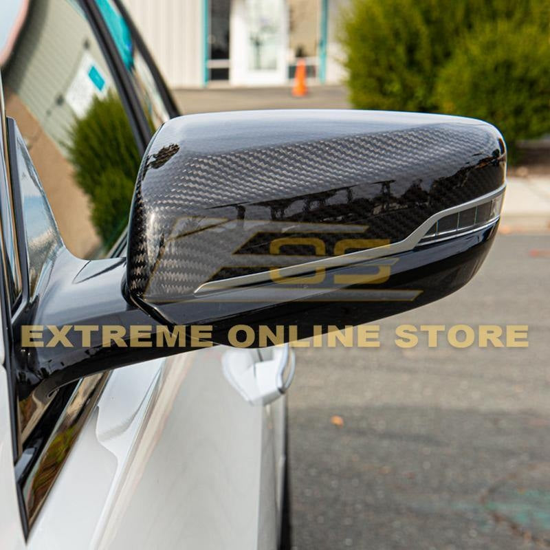 2016 - 19 Cadillac CTS / CTS-V Carbon Fiber Mirror Covers