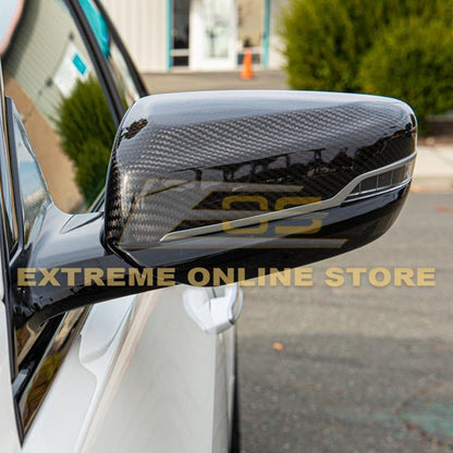 2016 - 19 Cadillac CTS / CTS-V Carbon Fiber Mirror Covers