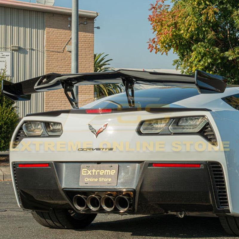 2014 - 19 C7 Corvette Carbon Fiber Rear Bumper Diffuser