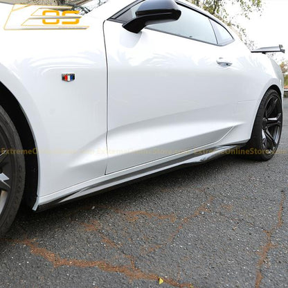 2016 - 24 Camaro Gloss Black ZL1 Style Front Splitter and Side Skirts