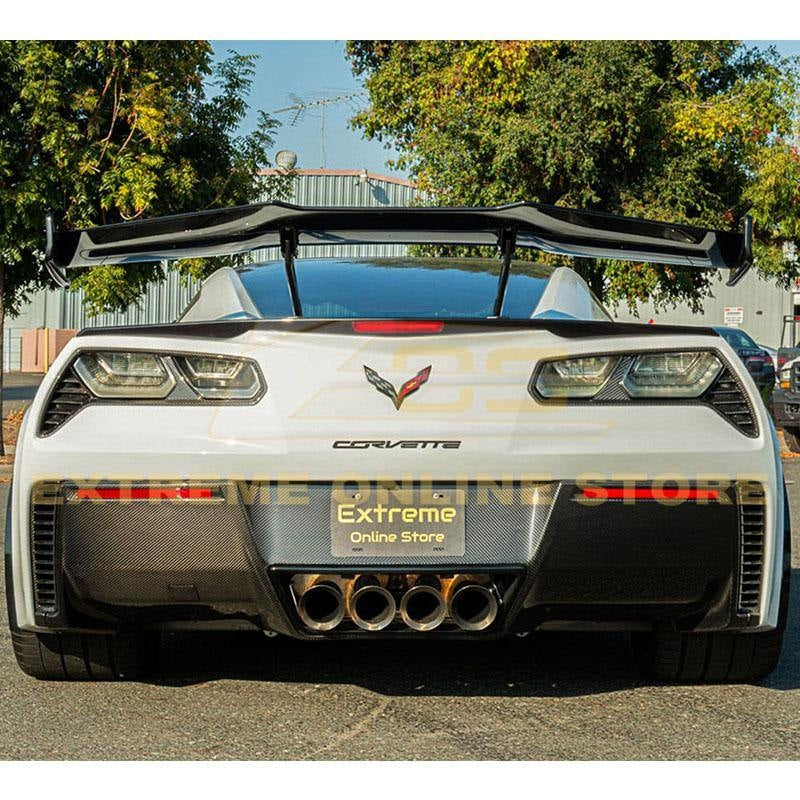 2014 - 19 C7 Corvette Carbon Fiber Rear Bumper Diffuser
