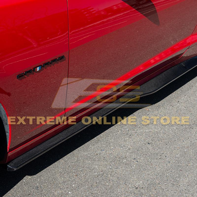 2010 - 15 Camaro ZL1 Style Carbon Fiber Side Skirts
