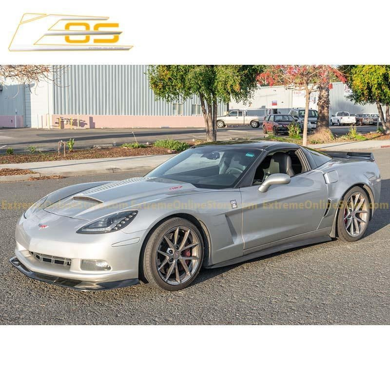 2005 - 13 C6 Corvette Base Extended Front Splitter and Side Skirts Kit