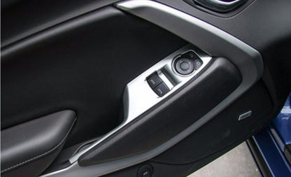 2016 - 24 Camaro Window Switch Panels Covers | Carbon Fiber / Colored image 13
