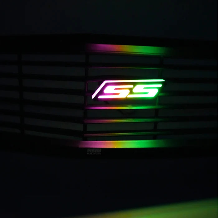 Chevy Camaro SS RGB Flow LED Emblem Badge image 0