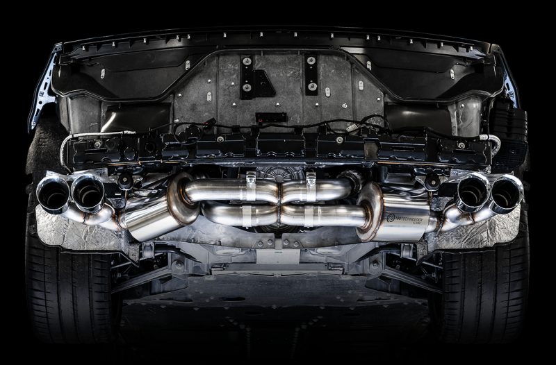 C8 Corvette Stingray Touring Edition Exhaust System (Chrome Silver/Diamond Black Tips) | AWE Tuning