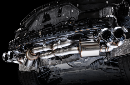 C8 Corvette Stingray Touring Edition Exhaust System (Chrome Silver/Diamond Black Tips) | AWE Tuning