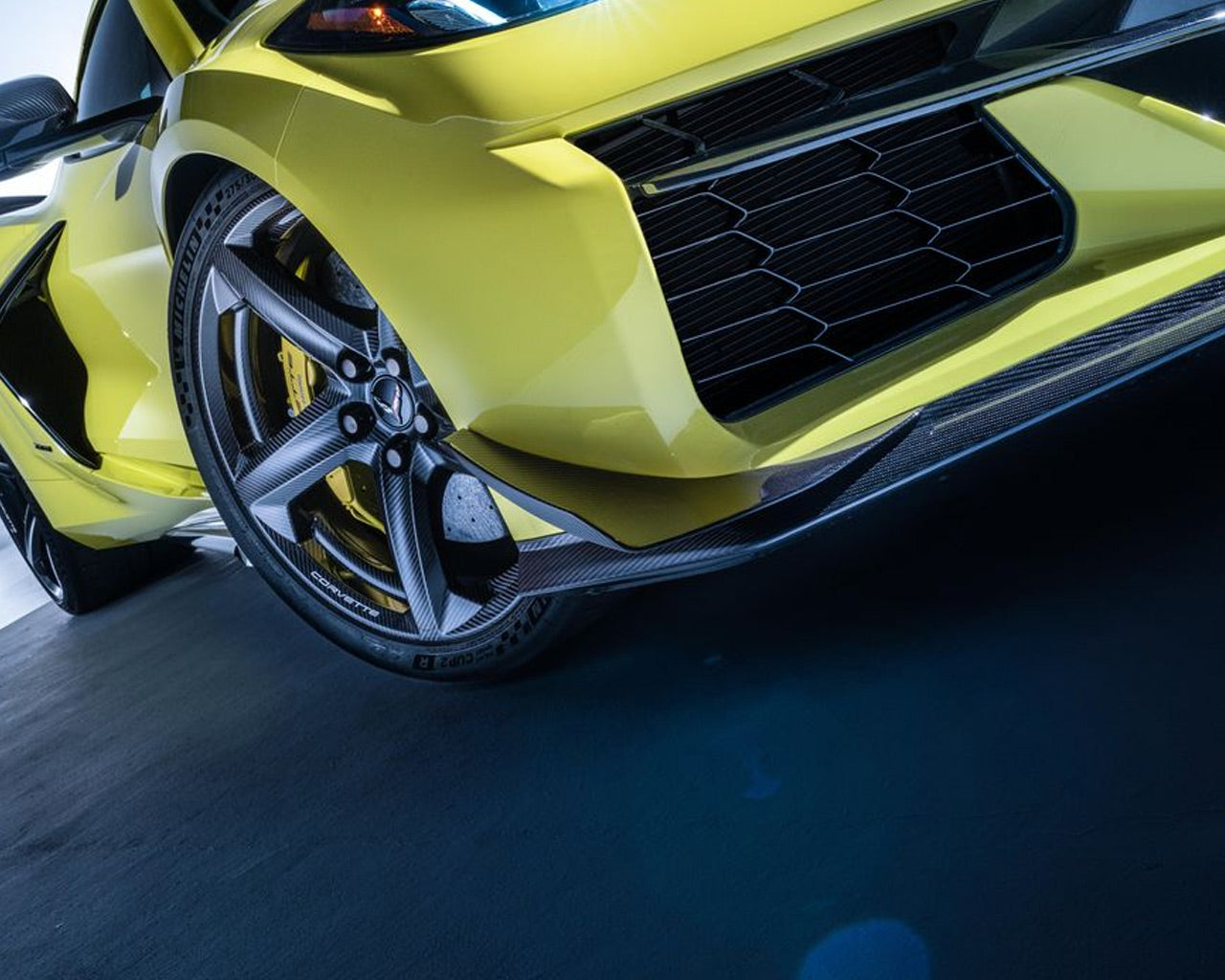 C8 Corvette Z06 Z07 Front Canards (Carbon Fiber / Carbon Flash) | C7Carbon