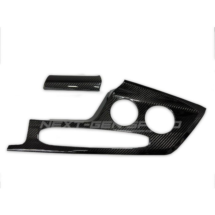 2026+ C8 Corvette Carbon Fiber Center Console Trim Cover Kit