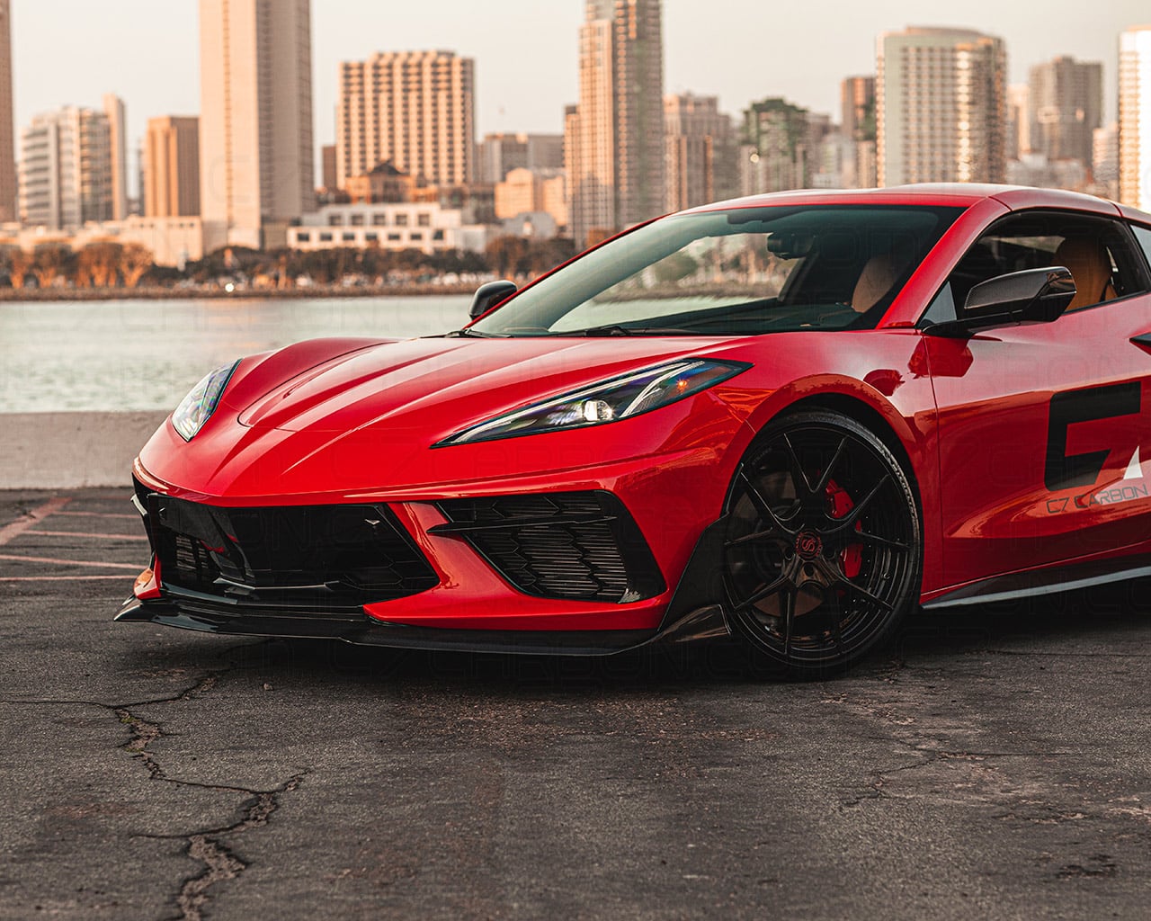 C8 Corvette Race Edition Front Splitter Lip  | C7Carbon