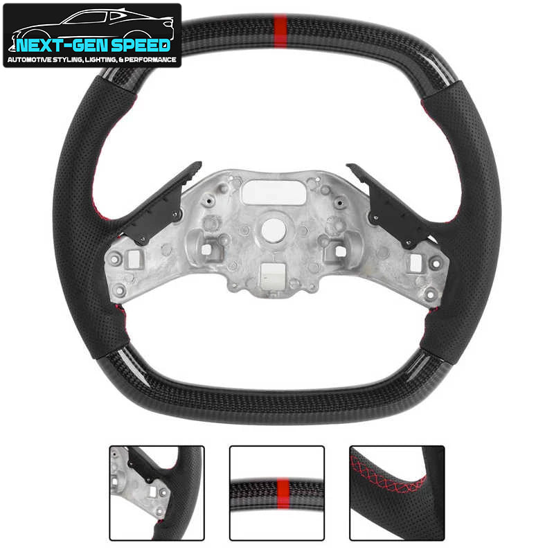C8 Corvette Carbon Fiber Steering Wheel (Bare) - Customizable | Stingray / Z06 / E-Ray
