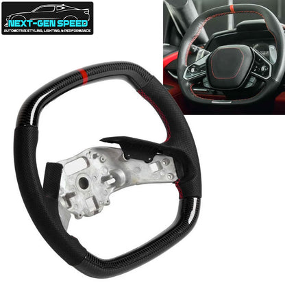 C8 Corvette Carbon Fiber Steering Wheel (Bare) - Customizable | Stingray / Z06 / E-Ray