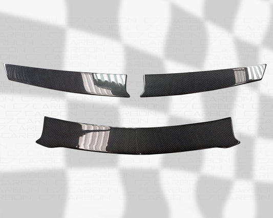 C8 Corvette Z06 Rear Bumper Hole Delete Covers (Carbon Fiber / Carbon Flash/Unpainted) | C7Carbon