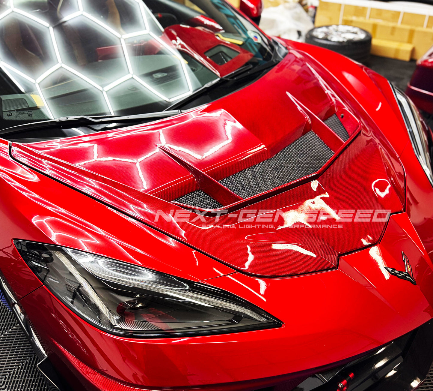 C8 Corvette ZR1 Style Hood