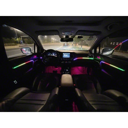 RGB LED Flow Series Car Interior Dash Ambient Lighting Kit