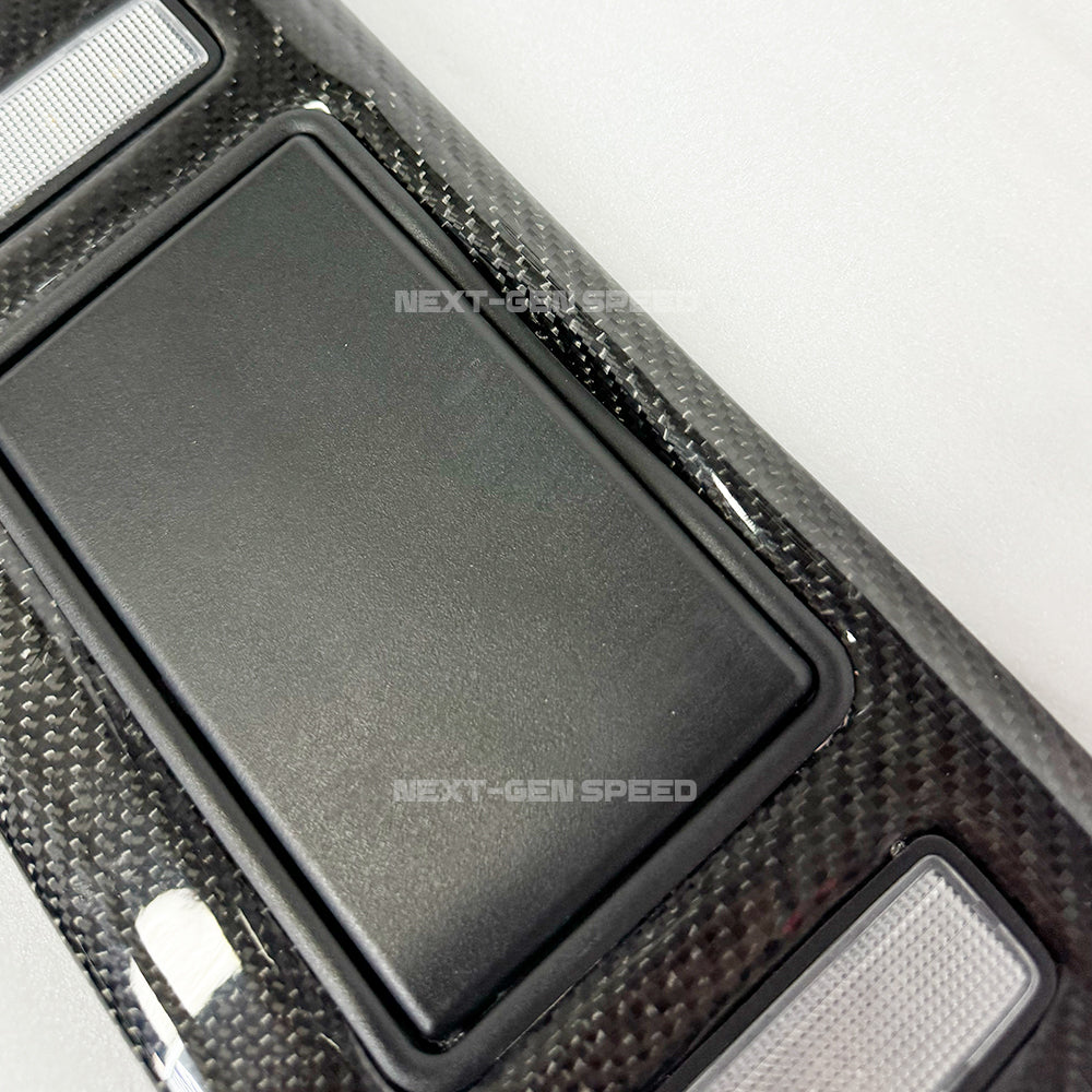 2016 - 24 Camaro Carbon Fiber Sun Visors Replacements (Pair) - Illuminated