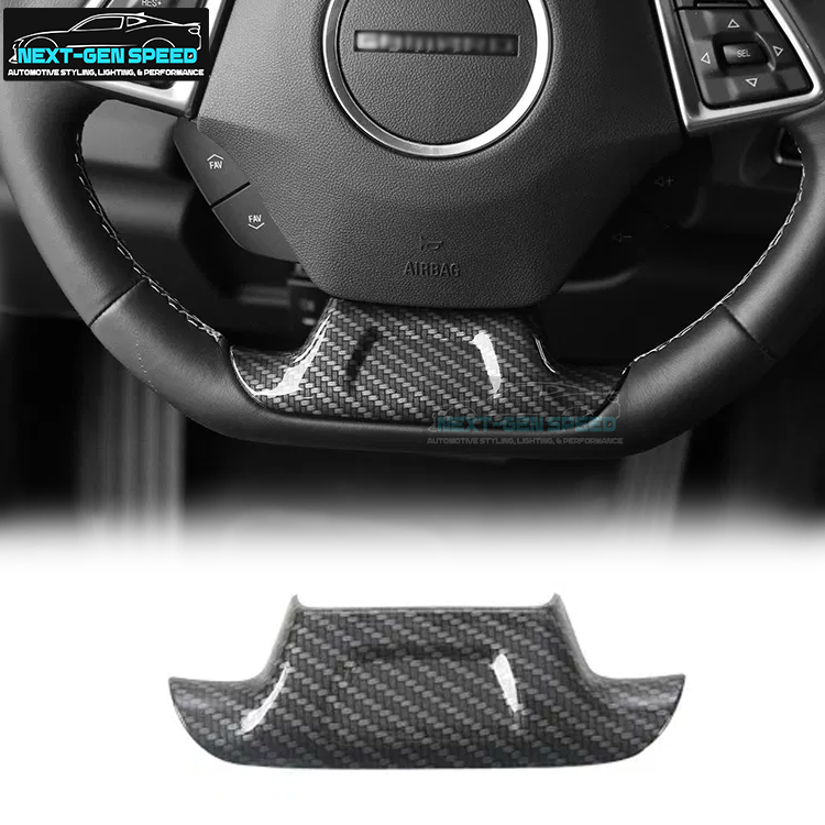 2016 - 24 Camaro Lower Steering Wheel Panel - Carbon Fiber / Colored image 0