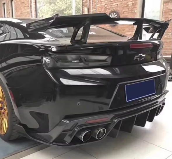 2016 - 24 Camaro XT Real Carbon Fiber Rear Diffuser LT RS SS LT1 | Next-Gen Carbon image 2