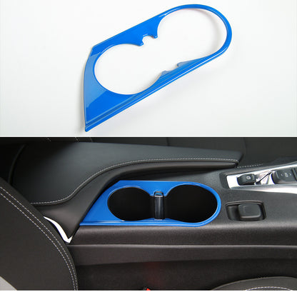 2016 - 24 Camaro Colored Cup Holder Trim Cover | Red, Blue, Yellow, Silver, or Chrome image 3